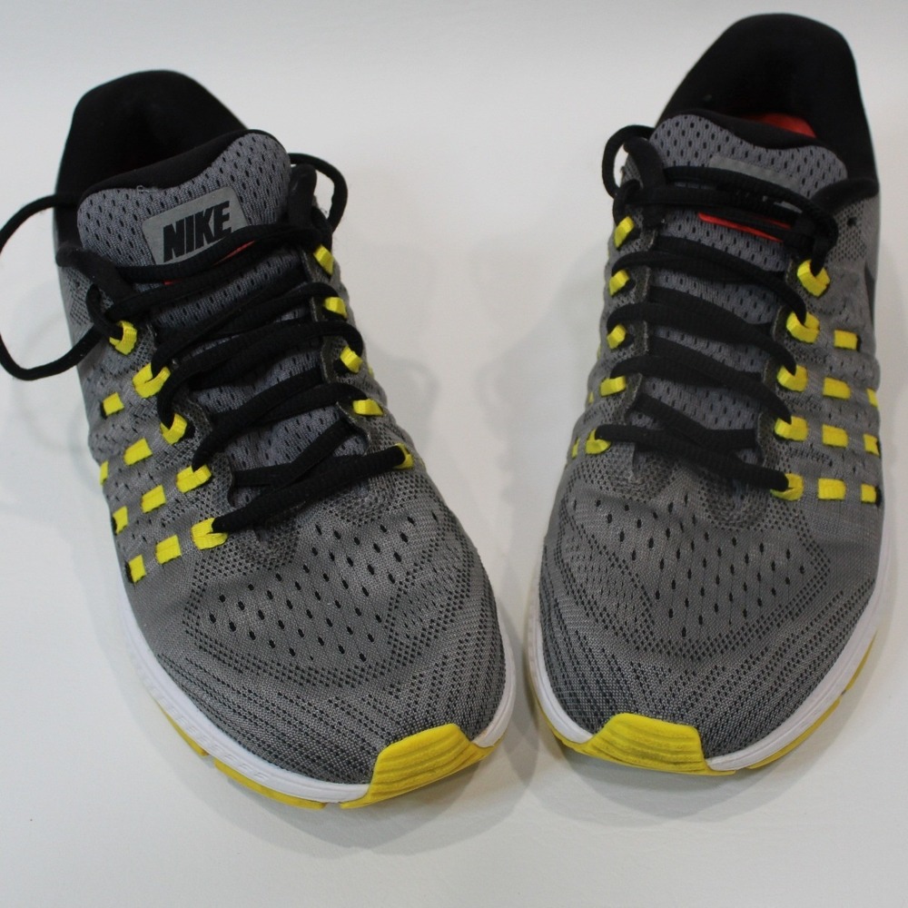 Nike Zoom Vomero 11 Men's Running Shoes Gray Yellow Size 9